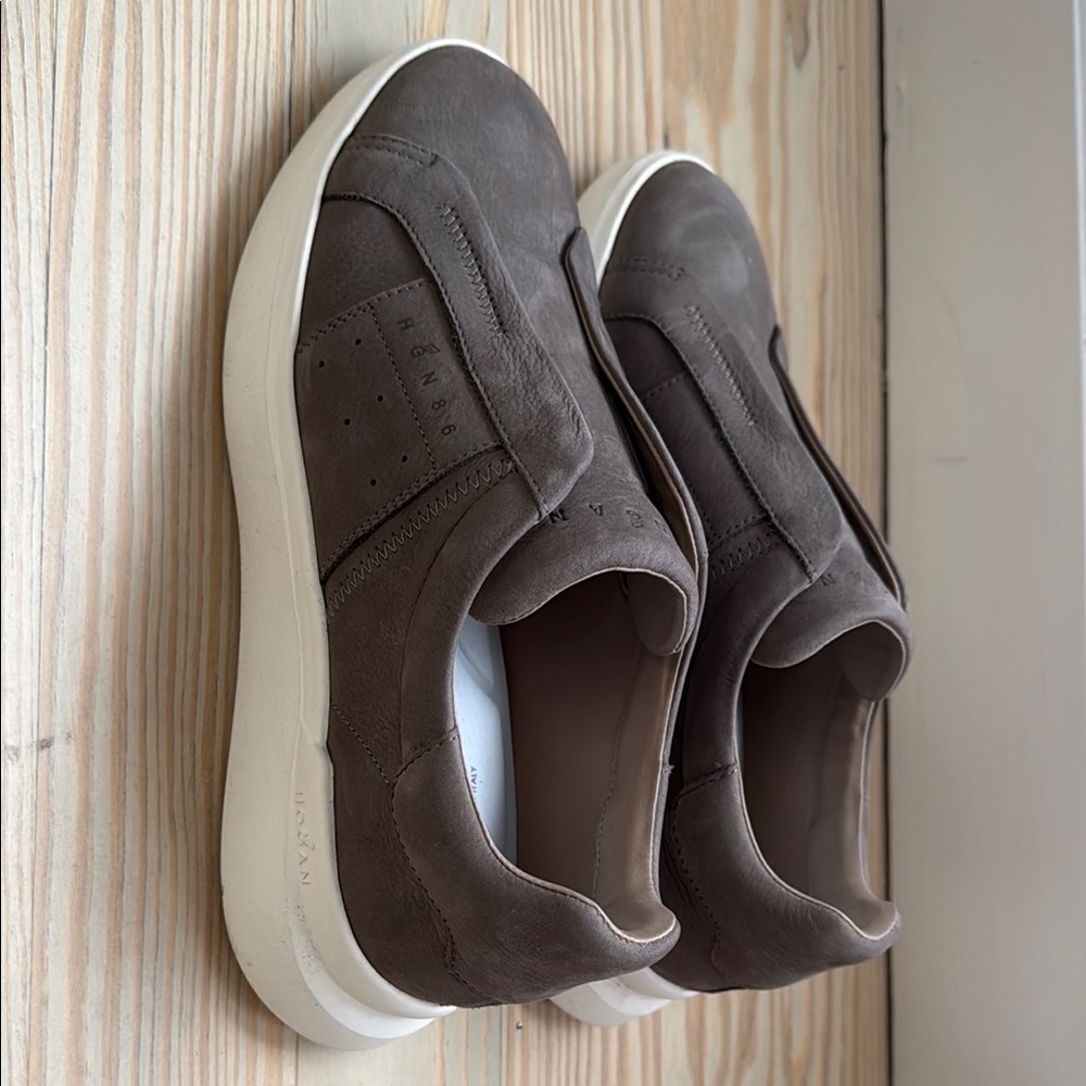 Hogan Men's Brown Leather Sneakers